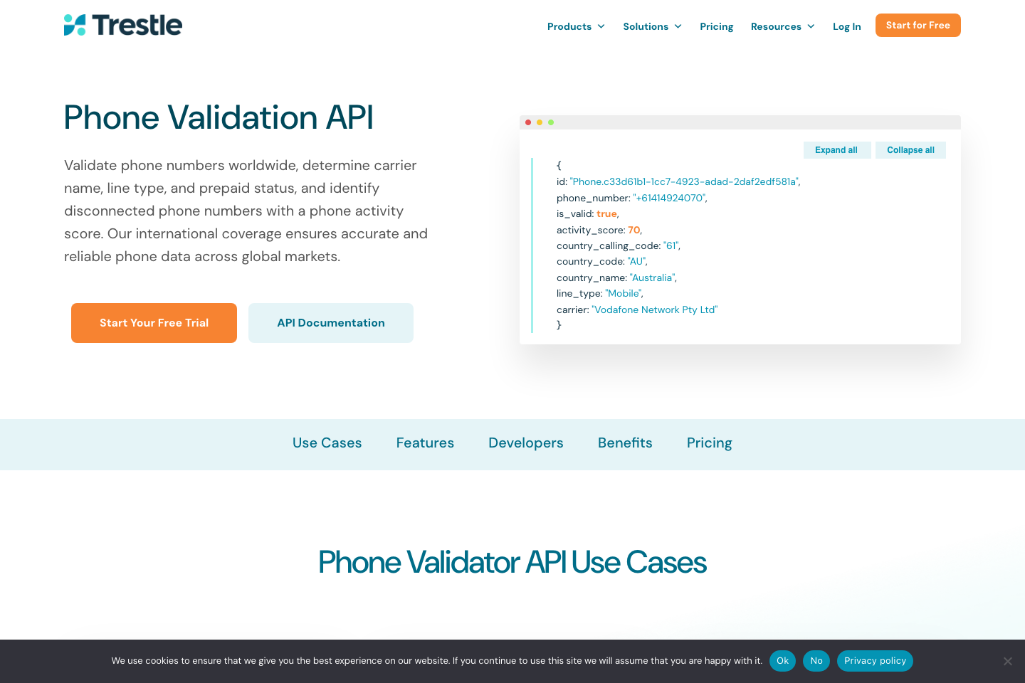 Trestle documentation page