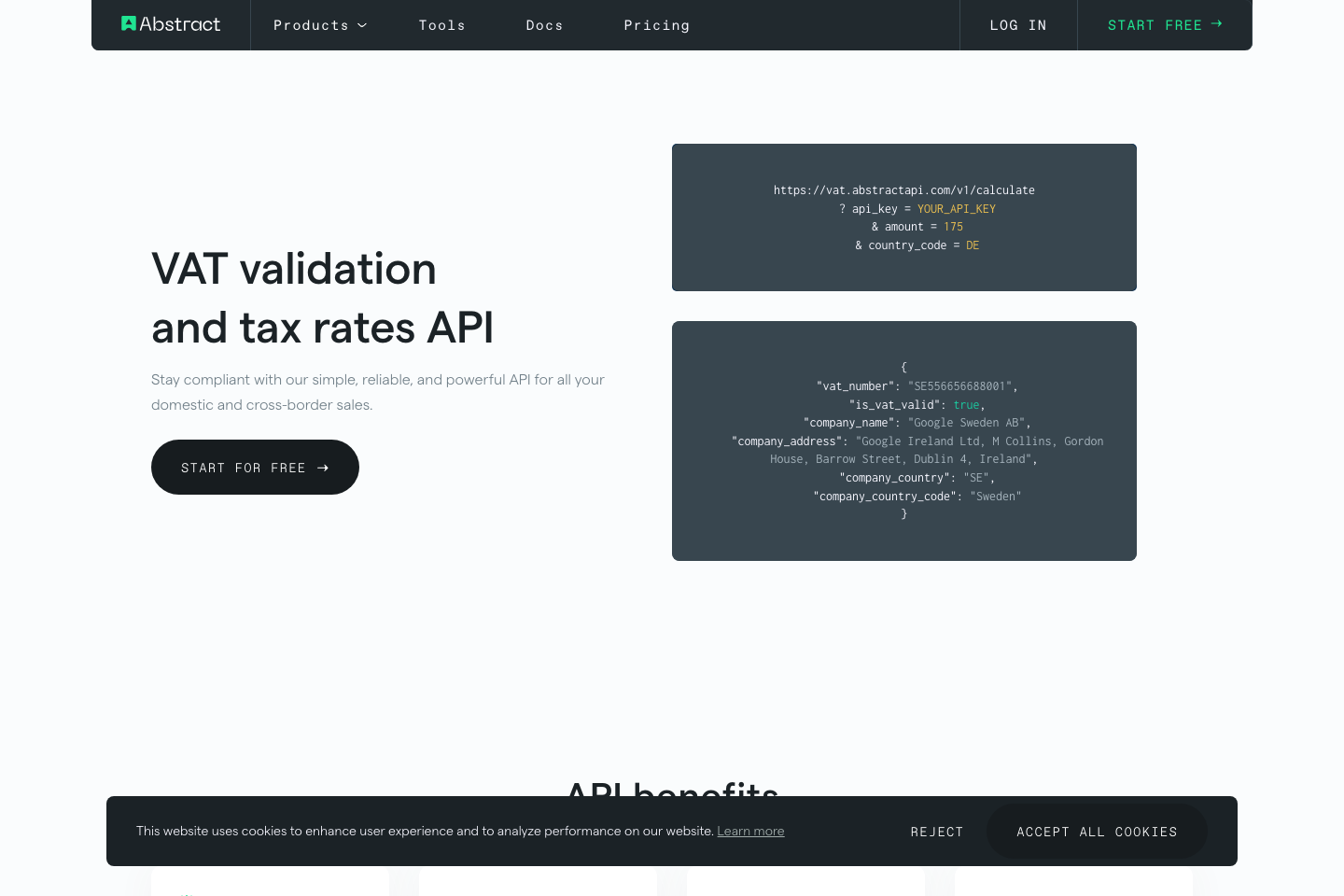 VAT Validation documentation page