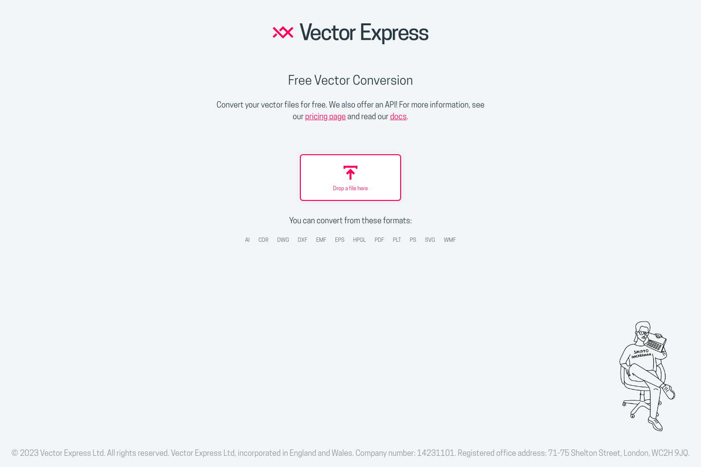 Vector Express documentation page