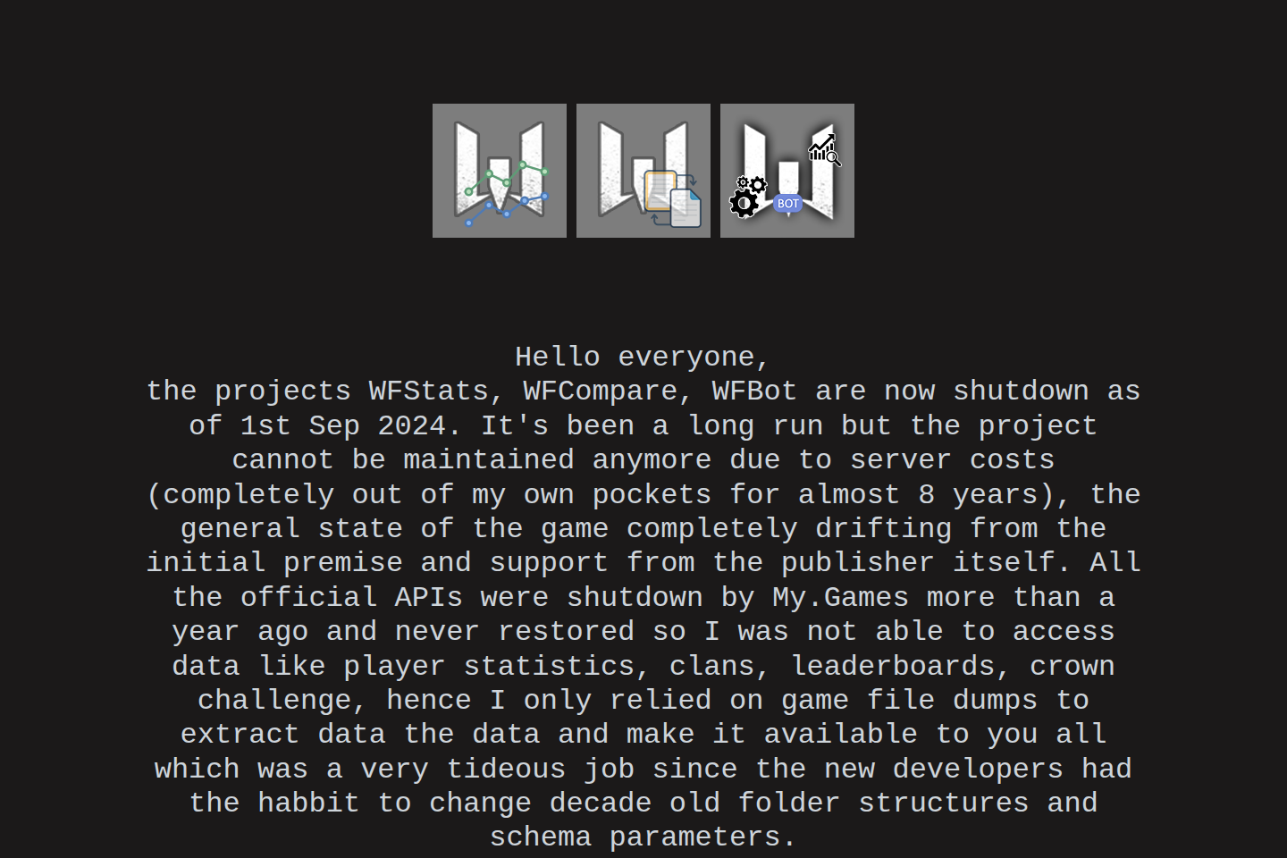 Warface (non-official) documentation page