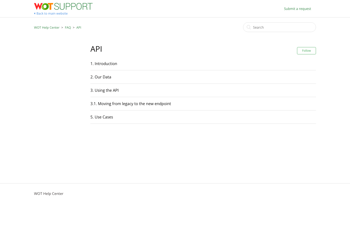 Web of Trust documentation page