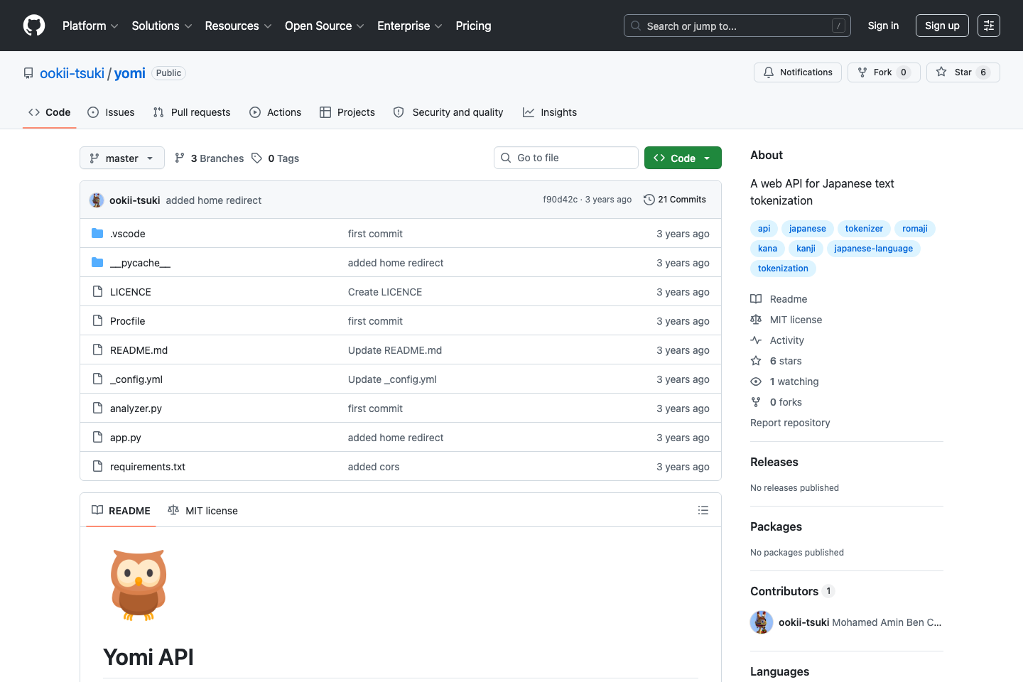 Yomi documentation page