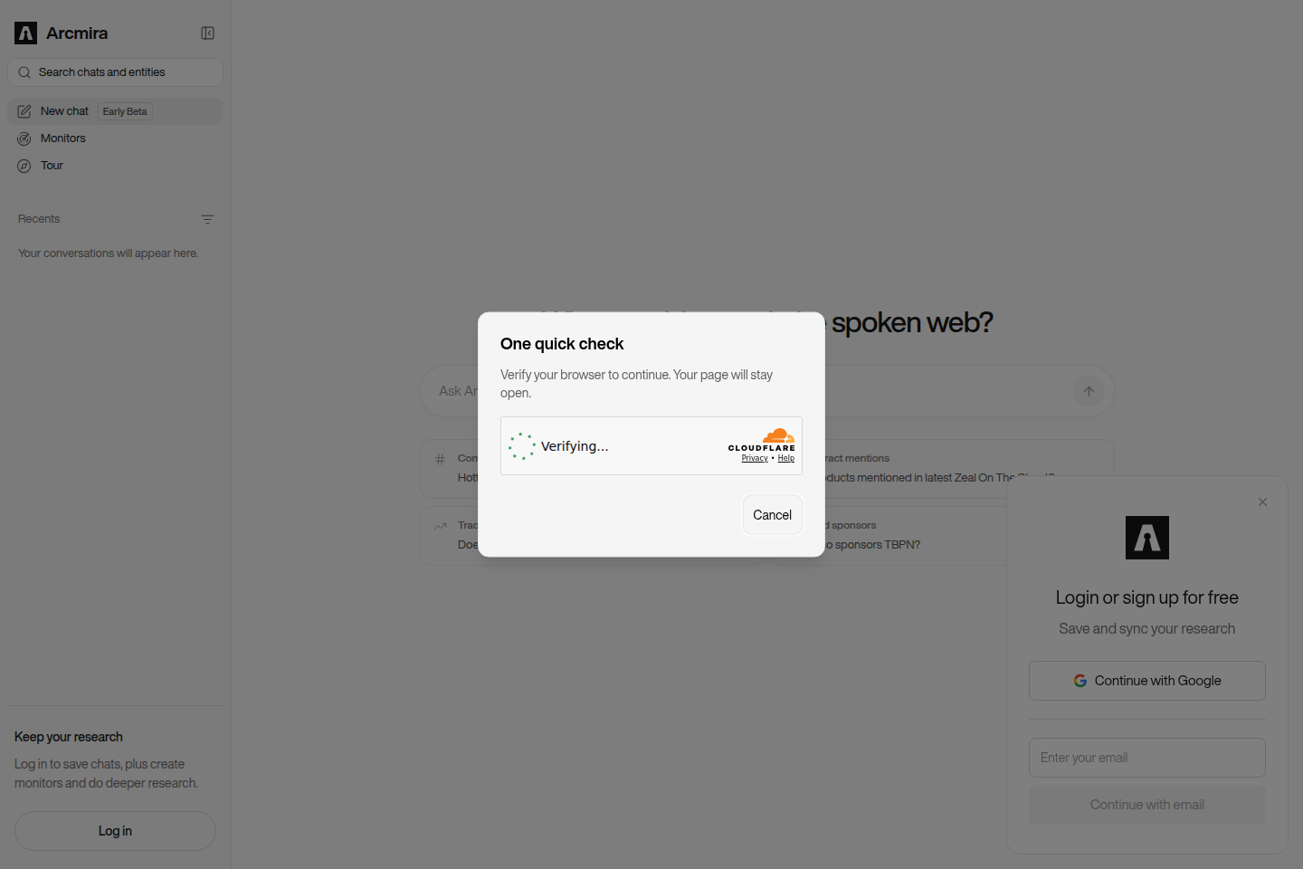 YouTube Transcript Search API by Arcmira documentation page