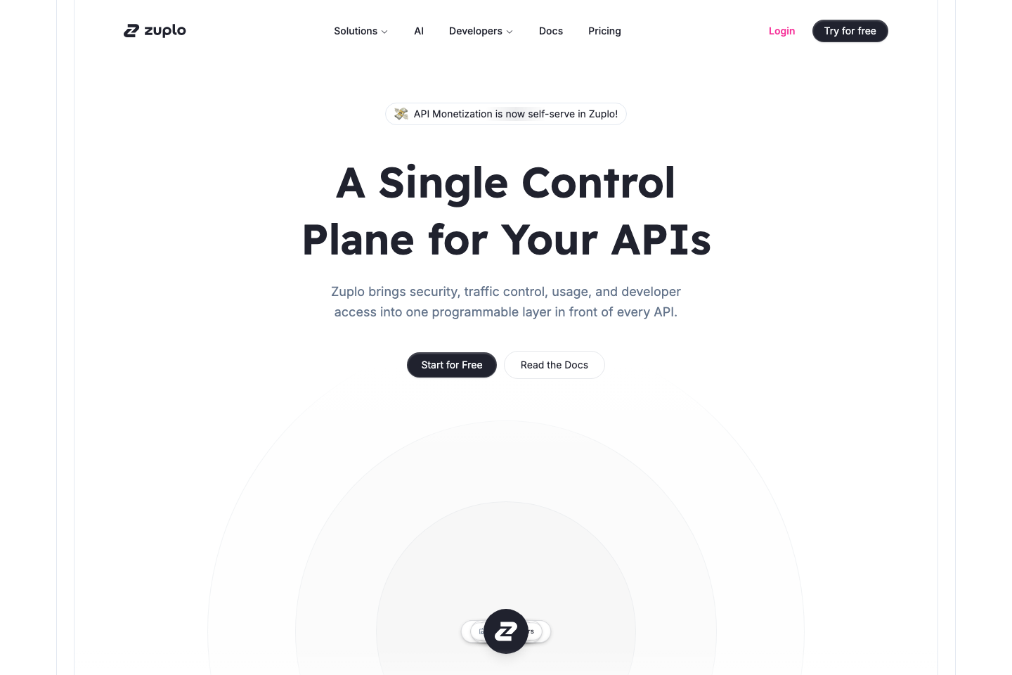 Zuplo documentation page